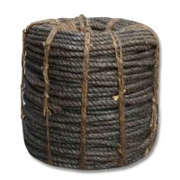 Канат пеньковый ПТпр пропитанный (смоляной) тросовой свивки d. 29 мм