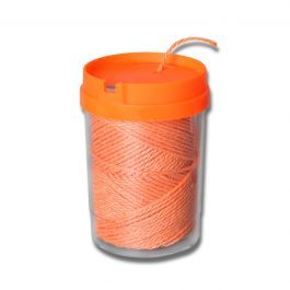 Шнур полипропиленовый строительный плет. d. 2 мм оранжевый по 100 м в диспенсере