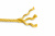 Канат джутовый ДТ тросовой свивки d.   6 мм желтый в отрезках по 15 м (ЦН)