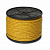 Канат джутовый ДТ тросовой свивки d. 10 мм желтый на кат. 200 мм (100 м)