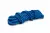 Канат джутовый ДТ тросовой свивки d. 10 мм синий в отрезках по 15 м
